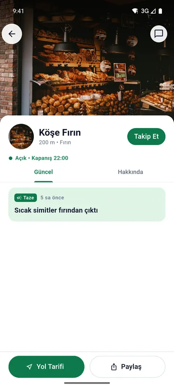 Esnafım: bir fırının sayfası